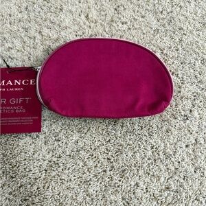 Ralph Lauren Fuchsia Cosmetic Bag